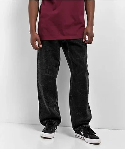 Ambush Embroidered Ninth Hall Black Denim Jeans