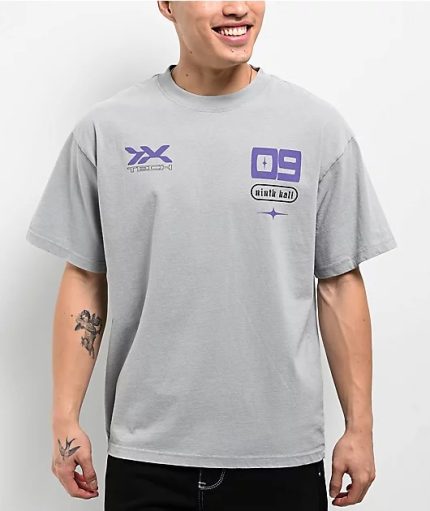 Ninth Hall Import Nights Vintage Grey T-Shirt