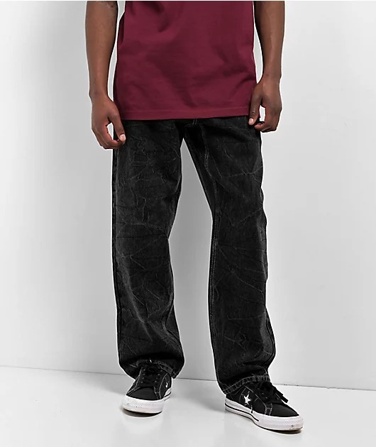 Ambush Embroidered Ninth Hall Black Denim Jeans Ambush Embroidered Ninth Hall Black Denim Jeans