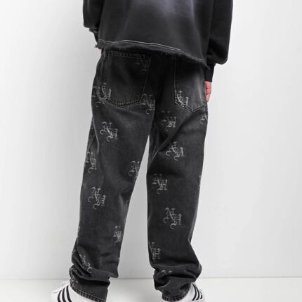 Ninth Hall Ambush Black Wash Loose Fit Jeans
