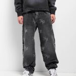 Ninth Hall Ambush Black Wash Loose Fit Jeans