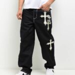 Ninth Hall Ambush Crosses Indigo Loose Fit Jeans