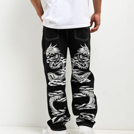 Ninth Hall Ambush Dragon Black Baggy Denim Jeans