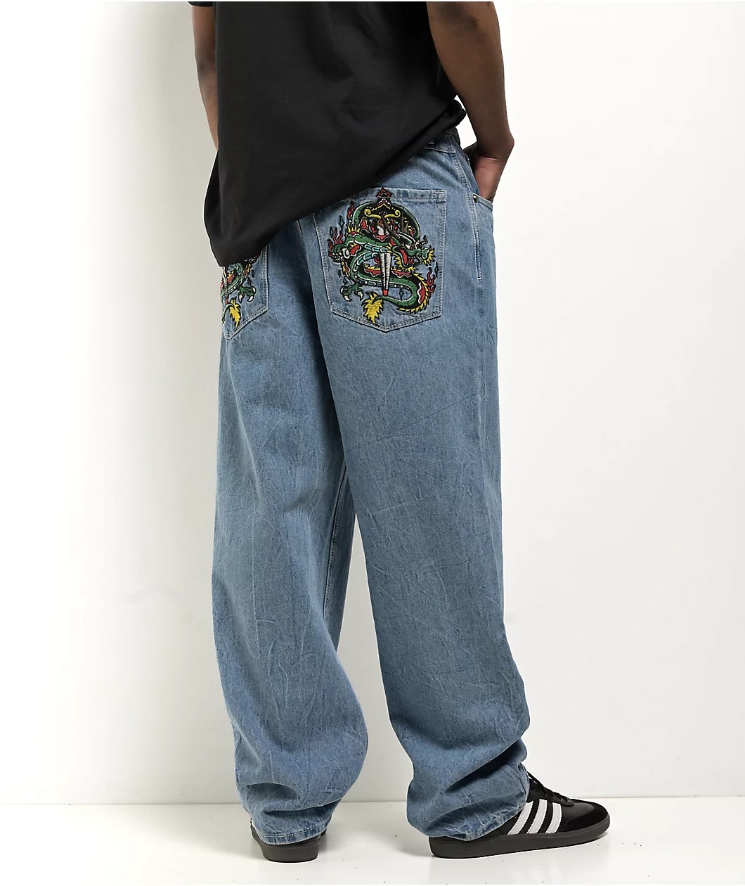 Ninth Hall Ambush Dragon Blue Loose Fit Jeans Ninth Hall Ambush Dragon Blue Loose Fit Jeans