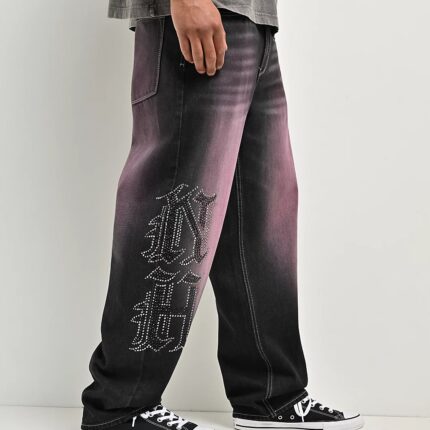 Ninth Hall Ambush Purple Loose Fit Jeans