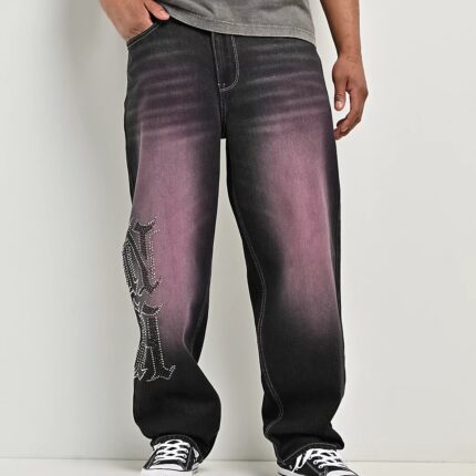 Ninth Hall Ambush Purple Loose Fit Jeans