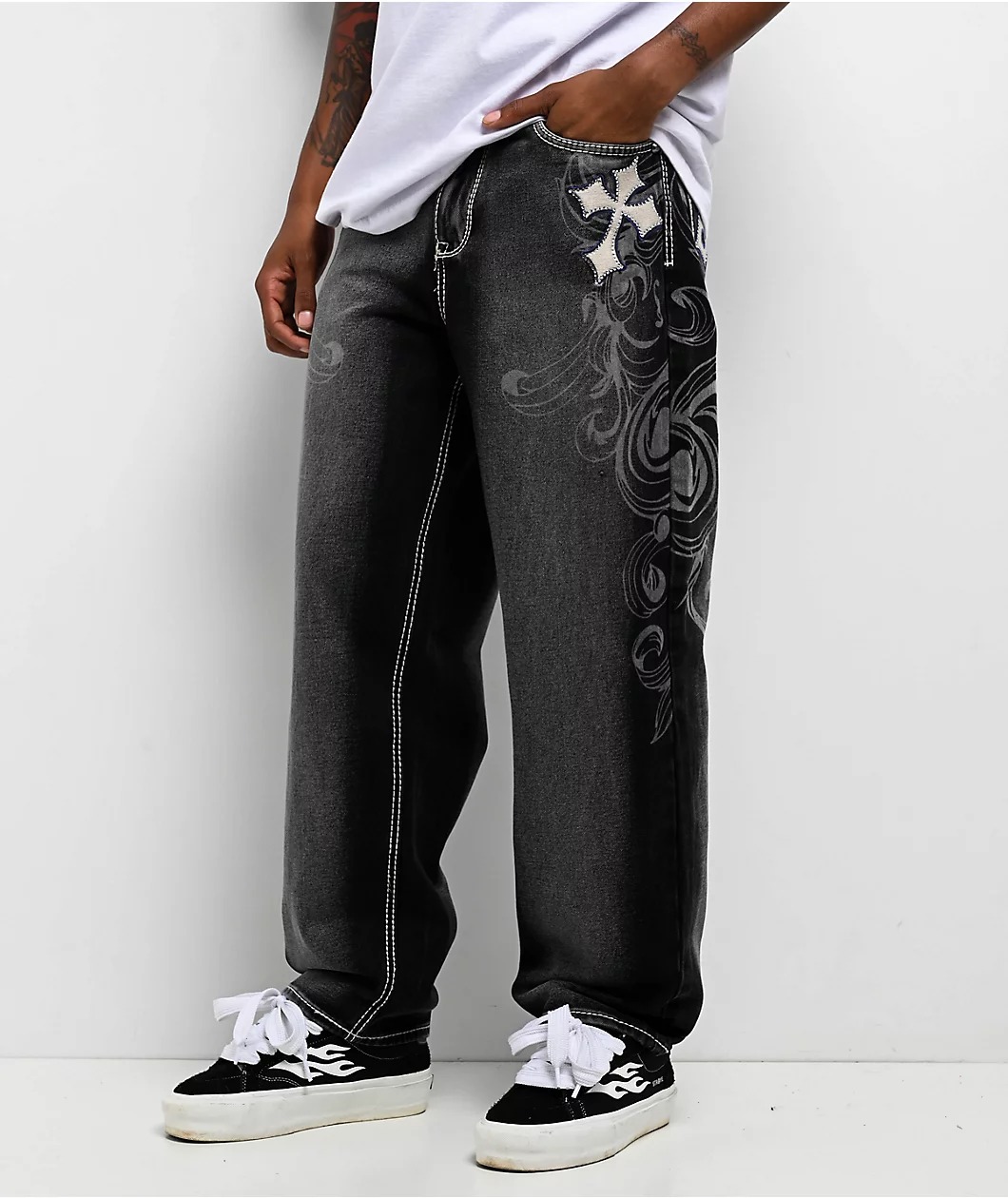 Ninth Hall Ambush Royal Cross Loose Fit Jeans Ninth Hall Ambush Royal Cross Loose Fit Jeans