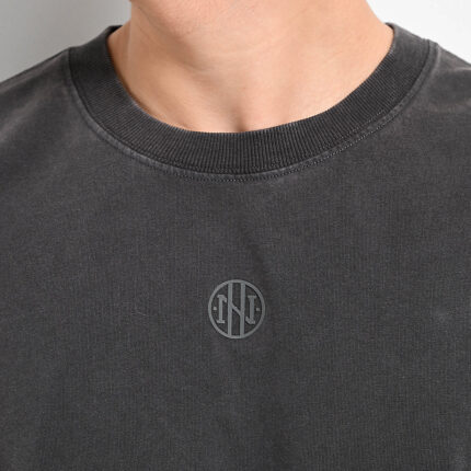 Ninth Hall Ash Black Boxy Sweatshirt