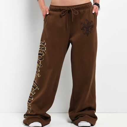 Ninth Hall Divine Conflict Wide Leg Sweatpants