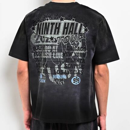 Ninth Hall False Start Charcoal Boxy T-Shirt