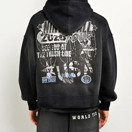 Ninth Hall False Start Grey Zip Hoodie