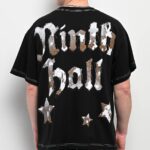 Ninth Hall Faux-ny Hair Black Boxy T-Shirt
