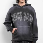 Ninth Hall Fein Hoodie Black Wash