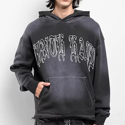 Ninth Hall Fein Hoodie Black Wash