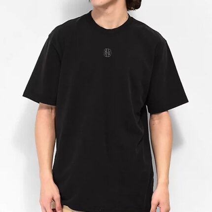 Ninth Hall Fundamentals Black Wash Boxy T-Shirt