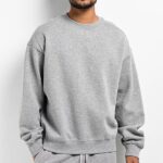 Ninth Hall Fundamentals Crewneck Sweatshirt Grey Boxy