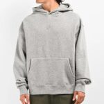 Ninth Hall Fundamentals Heather Hoodie Grey Boxy