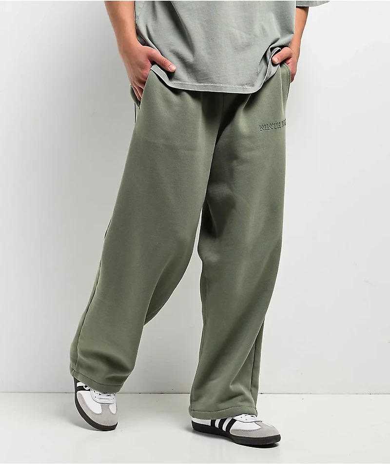 Ninth Hall Fundamentals Open Hem Sweatpants Ninth Hall Fundamentals Open Hem Sweatpants