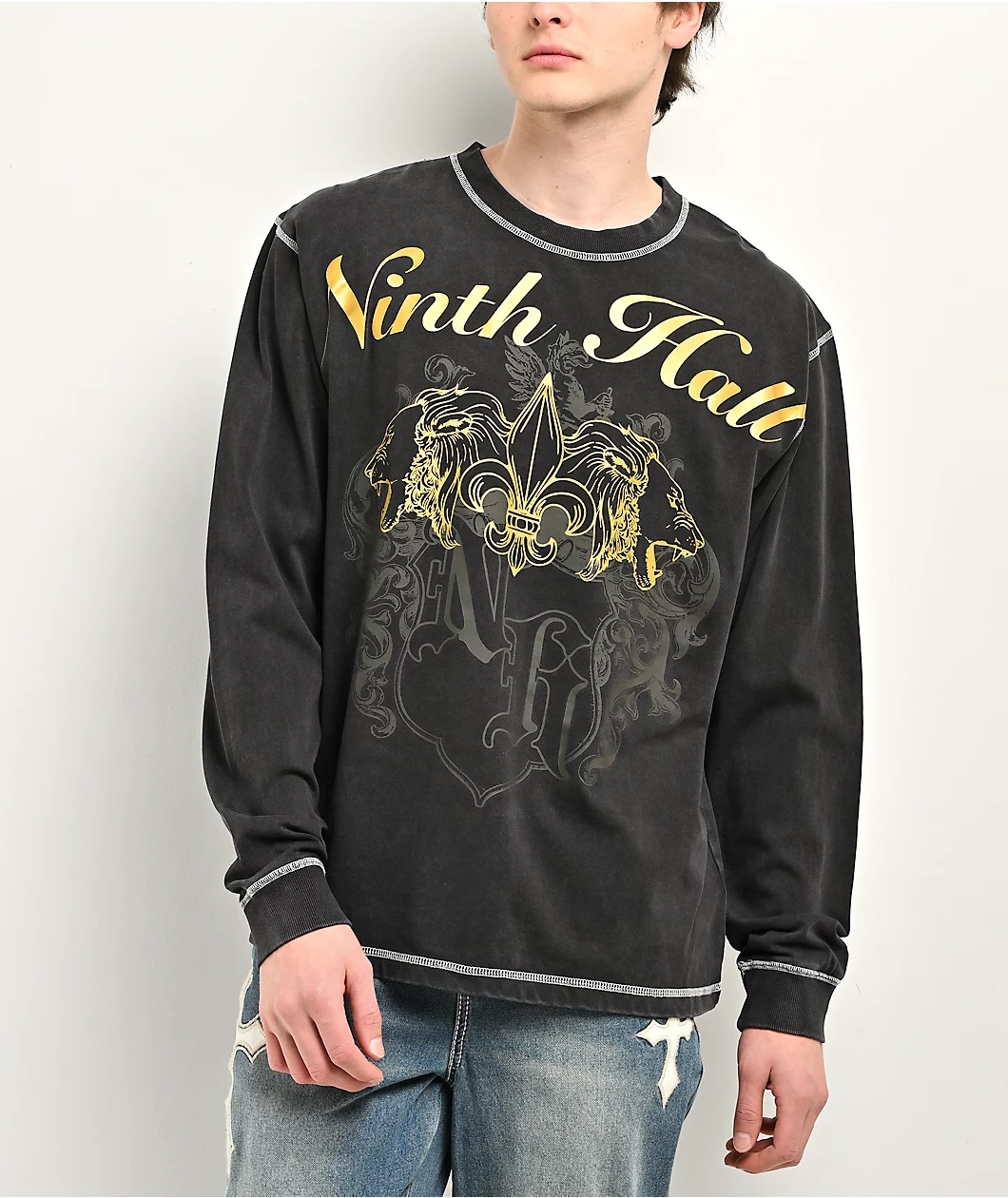 Ninth Hall Fundamentals Pride Black Sweatshirt Ninth Hall Fundamentals Pride Black Sweatshirt