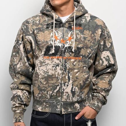 Ninth Hall Fundamentals Swamp Smoke Zip Hoodie