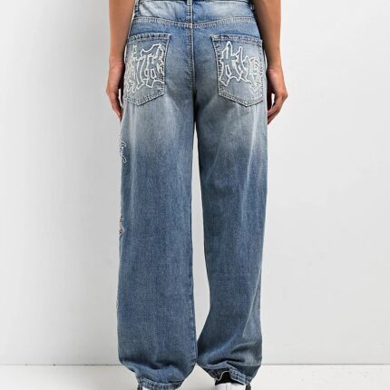 Ninth Hall Idle Consult Straight Leg Denim Jeans