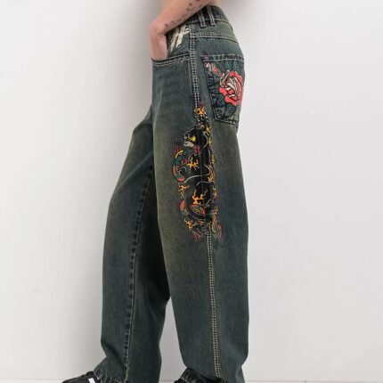 Ninth Hall Idle Envy Cougar Snake Jeans