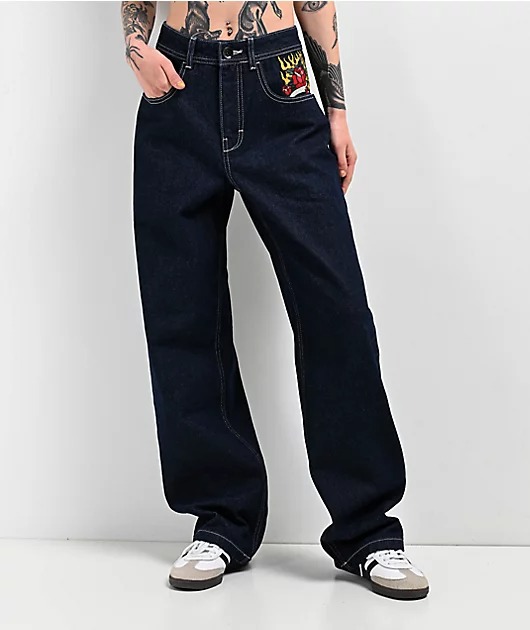 Ninth Hall Idle Rinse Blue Women Denim Jeans Ninth Hall Idle Rinse Blue Women Denim Jeans