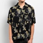Ninth Hall Koi Black Button Up Shirt