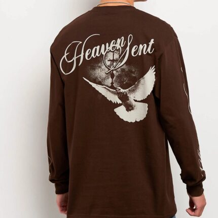 Ninth Hall Like A Saint Brown Sweatshirt