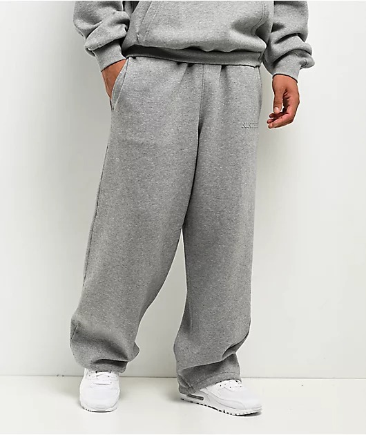 Ninth Hall Logo Oversized Open Hem Sweatpants Ninth Hall Logo Oversized Open Hem Sweatpants
