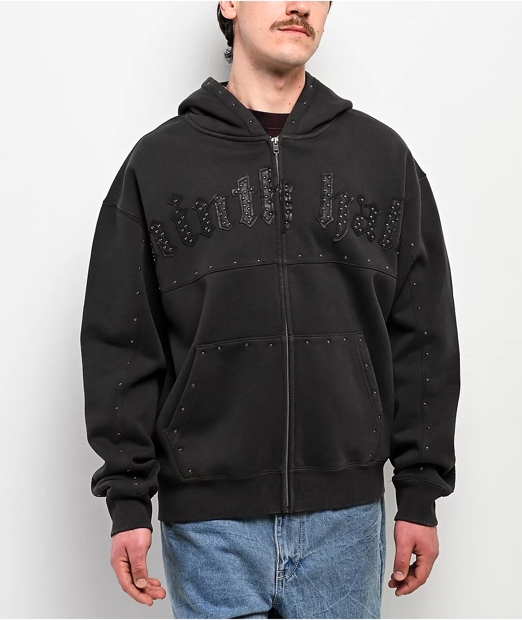 Ninth Hall Night Crawler Zip Up Hoodie Ninth Hall Night Crawler Zip Up Hoodie
