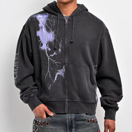 Ninth Hall Night Terrors Crop Zip Hoodie