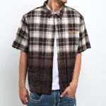 Ninth Hall Public Plaid Button Up T-Shirt