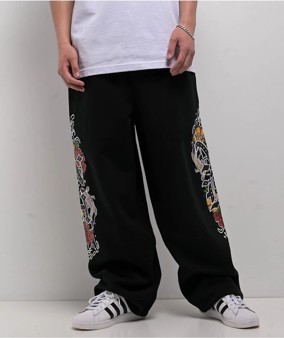 Ninth Hall Side Embroidered Oversized Sweatpants Ninth Hall Side Embroidered Oversized Sweatpants