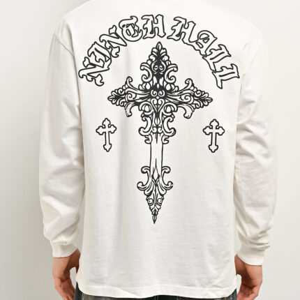 Ninth Hall Tone Def White Sweatshirt