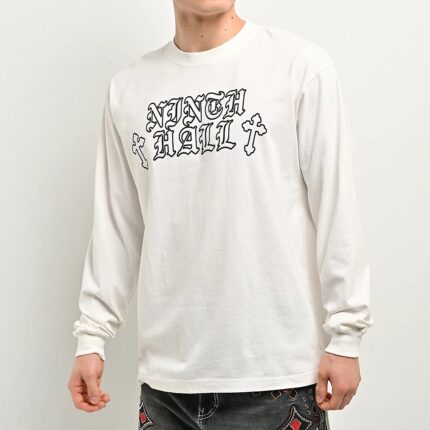 Ninth Hall Tone Def White Sweatshirt
