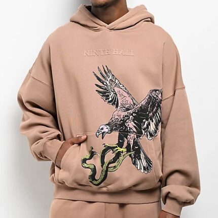 Vulture Ninth Hall Brown Hoodie